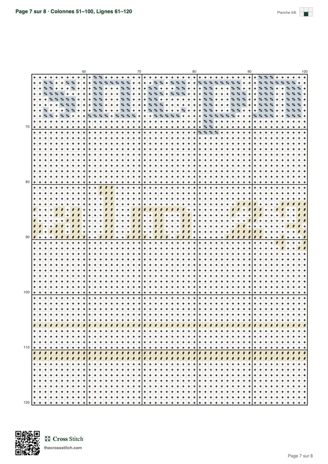 Exemple de PDF: Pages de grille à symboles