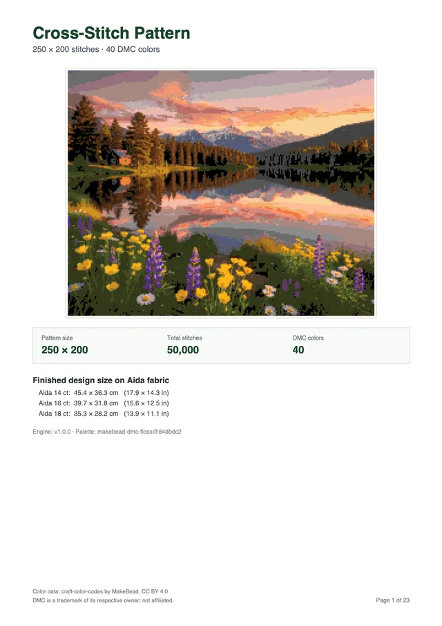 Sample PDF: Cover & sizes