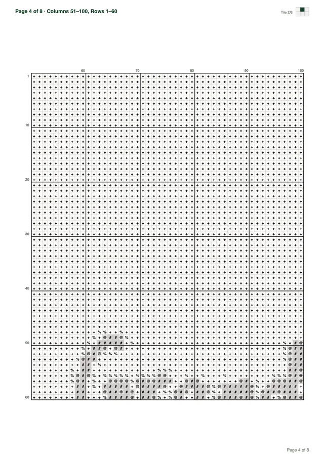 Sample PDF: Symbol chart pages