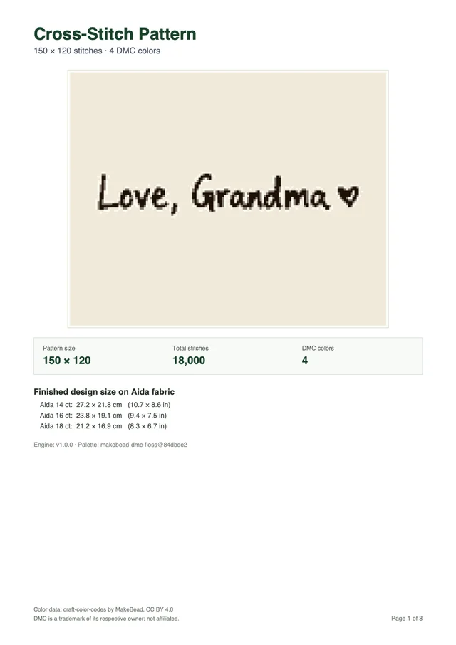Sample PDF: Cover & sizes