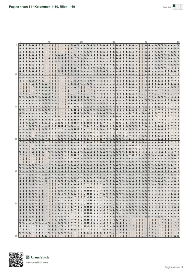 Voorbeeld-PDF: Telpatroonpagina’s