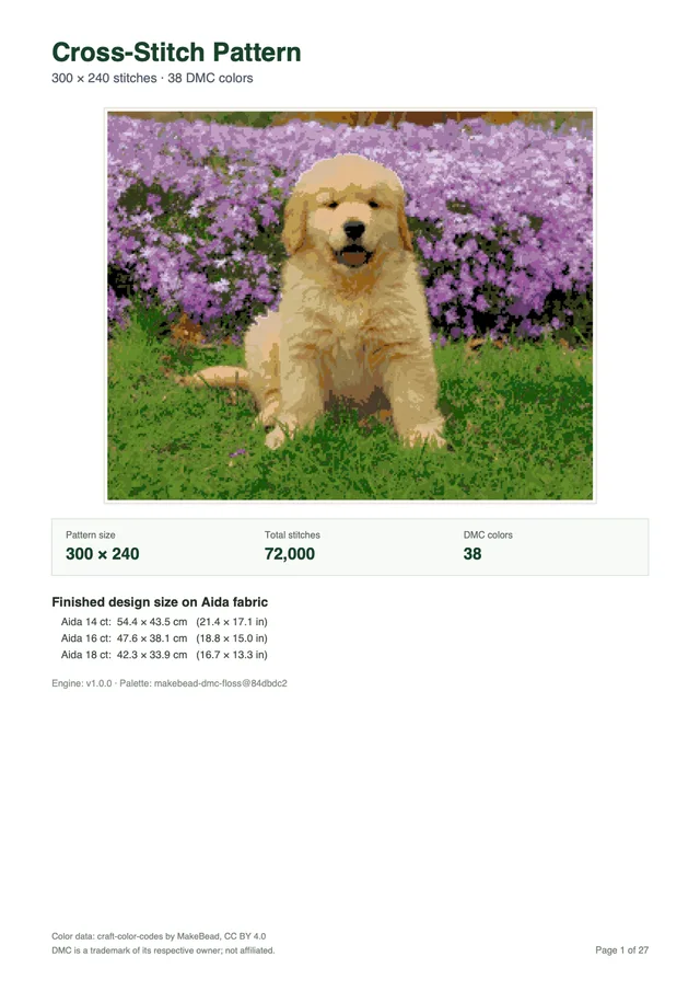 Sample PDF: Cover & sizes