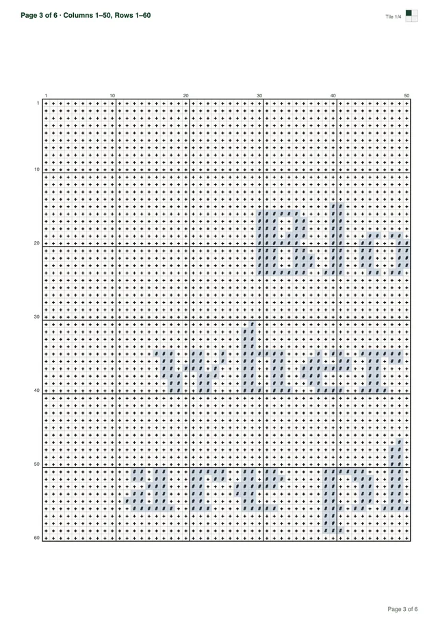 Sample PDF: Symbol chart pages