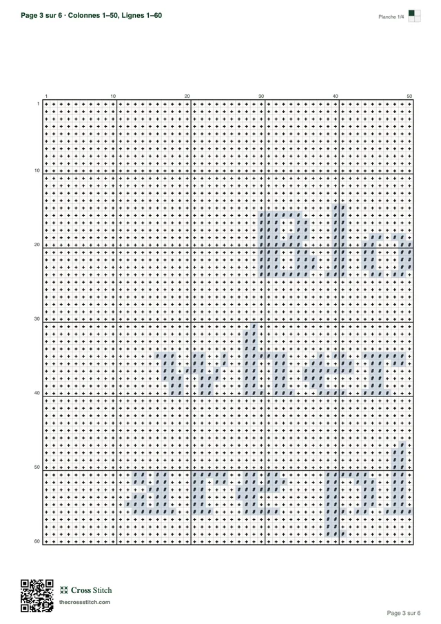Exemple de PDF: Pages de grille à symboles